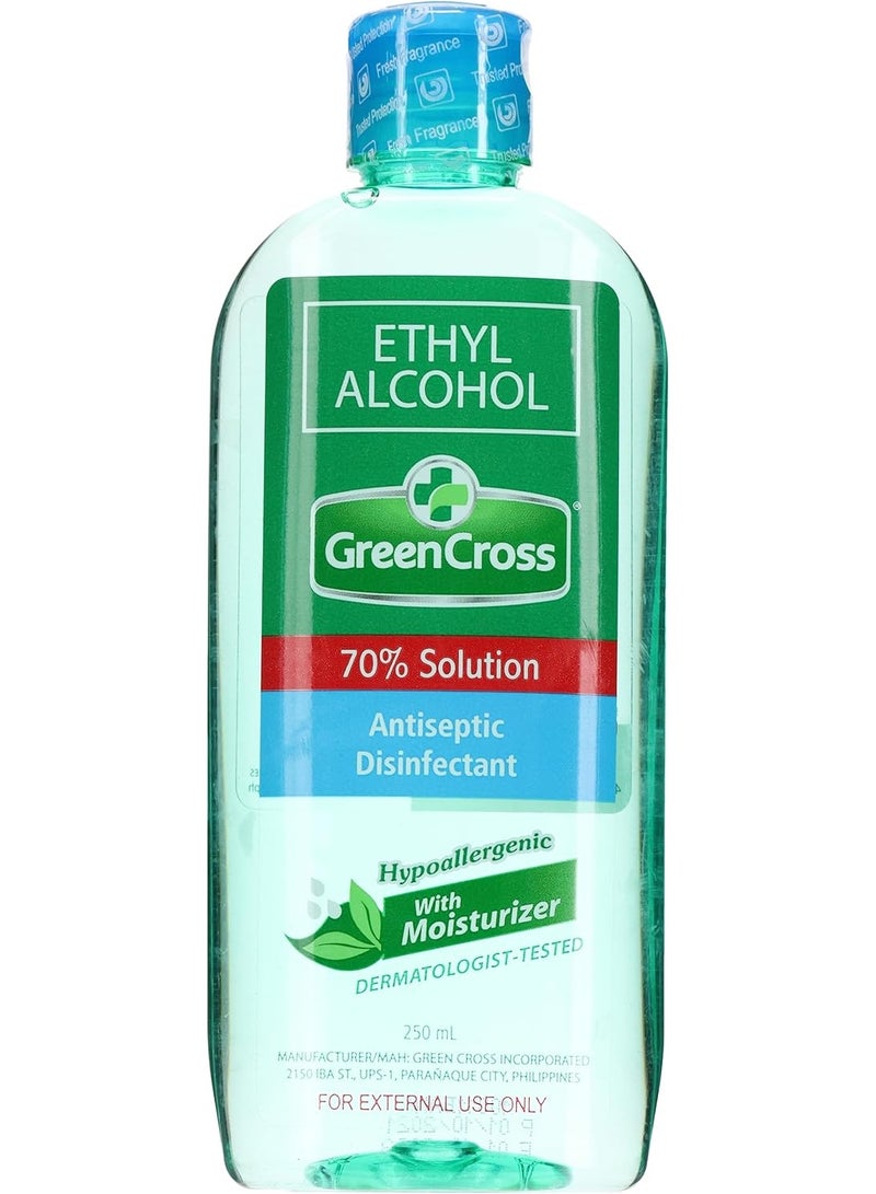 Green Cross Ethyl Alcohol 70% Solution, 250ml