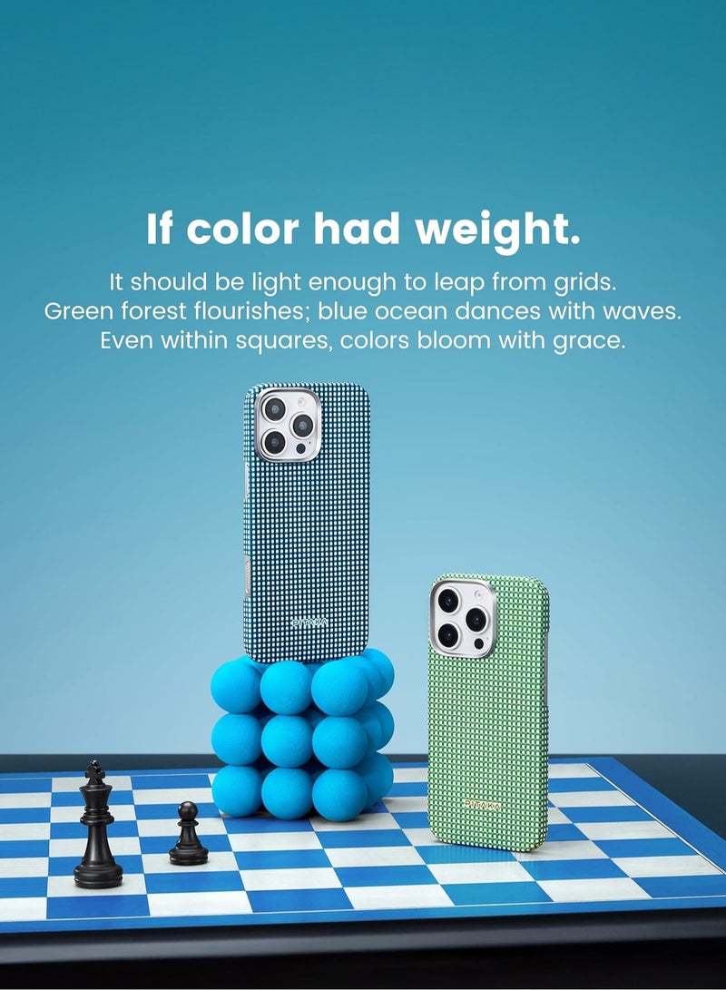 بيتاكا جراب ماج سيف لهاتف آيفون 16 برو ماكس/ نحيف للغاية / مقبض ثلاثي الأبعاد / حافة كاميرا مرتفعة / حماية من السقوط والتلف iPhone 16 Pro Max MagSafe- أزرق محيطي - Image 5