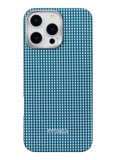 PITAKA iPhone 16 Pro Max Ultra Slim Case / MagSafe Compatible / 3D Grip Textured / Raised Camera Lip / Drop and Damage Protection - Ocean Blue  - Image 1