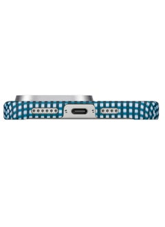 PITAKA iPhone 16 Pro Max Ultra Slim Case / MagSafe Compatible / 3D Grip Textured / Raised Camera Lip / Drop and Damage Protection - Ocean Blue  - Image 2