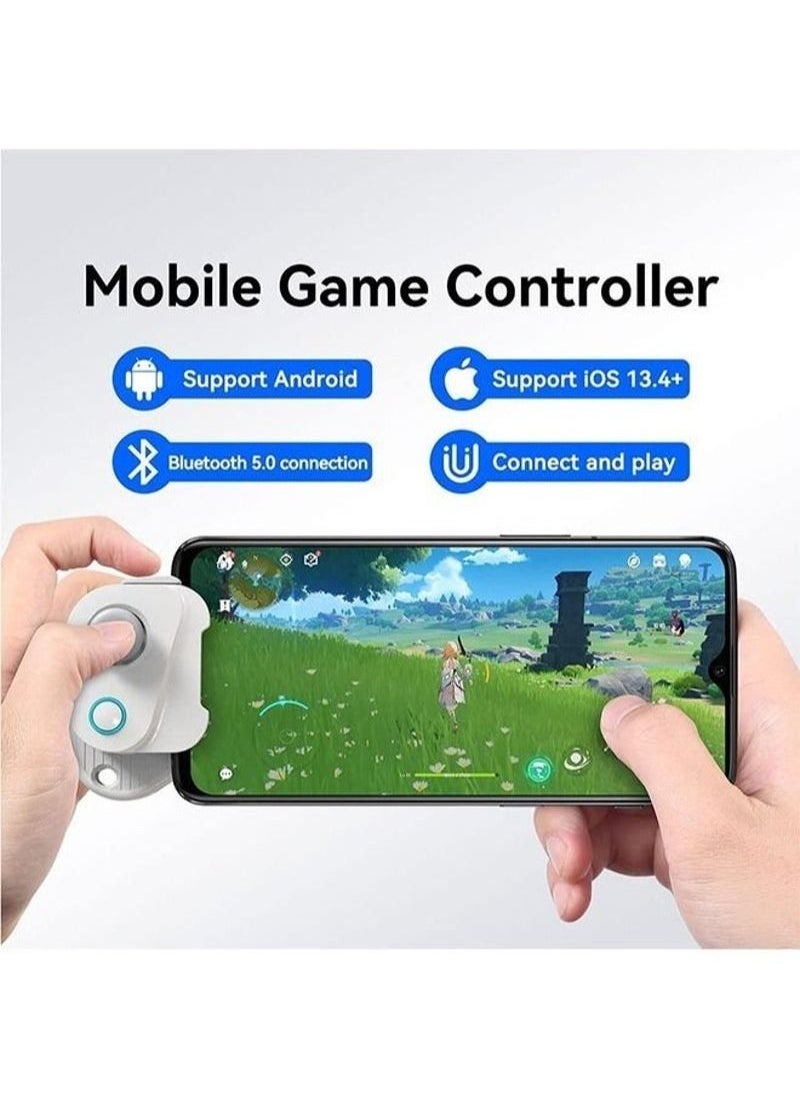 Generic - Mobile Game Controller Joystick, Bluetooth Mobile Phone Gamepad with Most Games PUBG,Call of Duty Mobile CODM,Wild Rift,Genshin Impact,LOL,CF  Trigger Joystick For IOS 13.4 Above Android Tablet - Image 1