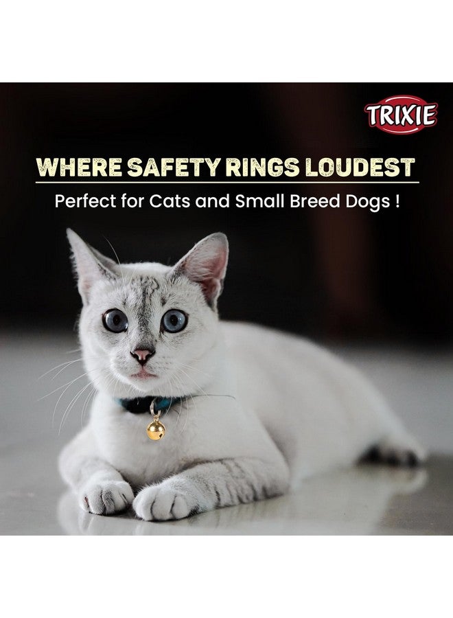 تريكسي جرس قطط للحيوانات الأليفة | يساعد على تتبع الحيوانات الأليفة | مصنوع من معدن قوي | ملحق أساسي لـ - Image 2