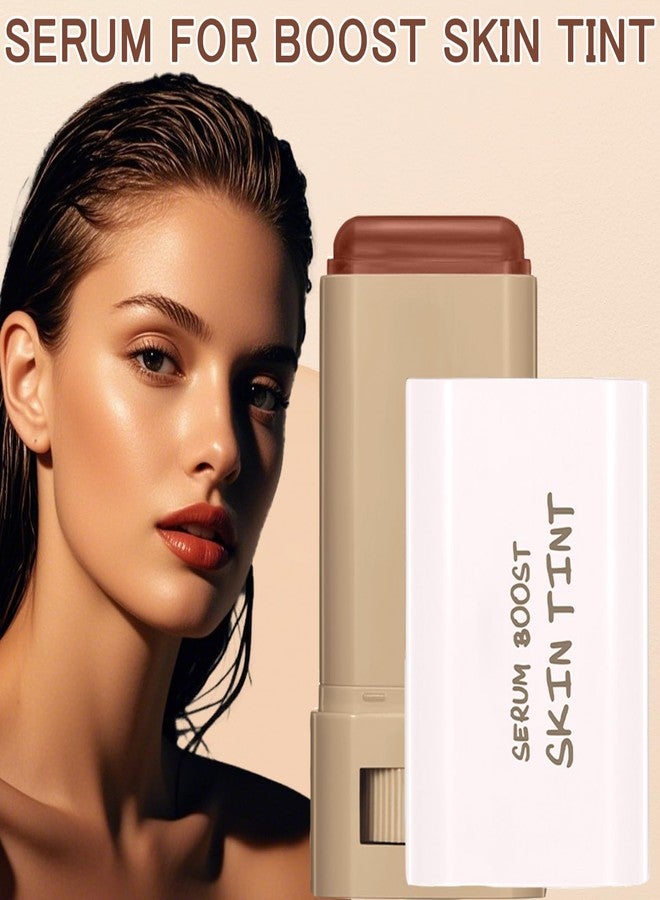 TIRDET Tinted Moisturizer Stick Serum for Boost Skin Tint, Multiuse Solid Tinted Moisturizing Foundation Stick, Natural Makeup, Solid Beauty Balm for Foundation and Contour Concealer - Image 3