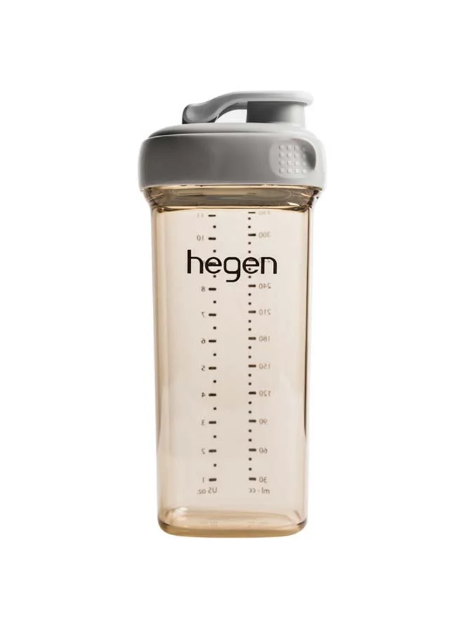 hegen Drinking Bottle PPSU 330 ml, 24 Months +, Grey