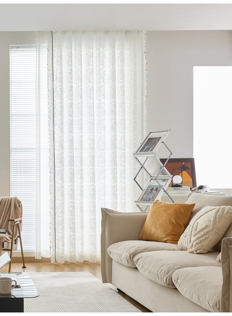 QBAID Modern Sheer Window Curtain – Available in 6 Sizes and 3 Heading Styles - Image 2