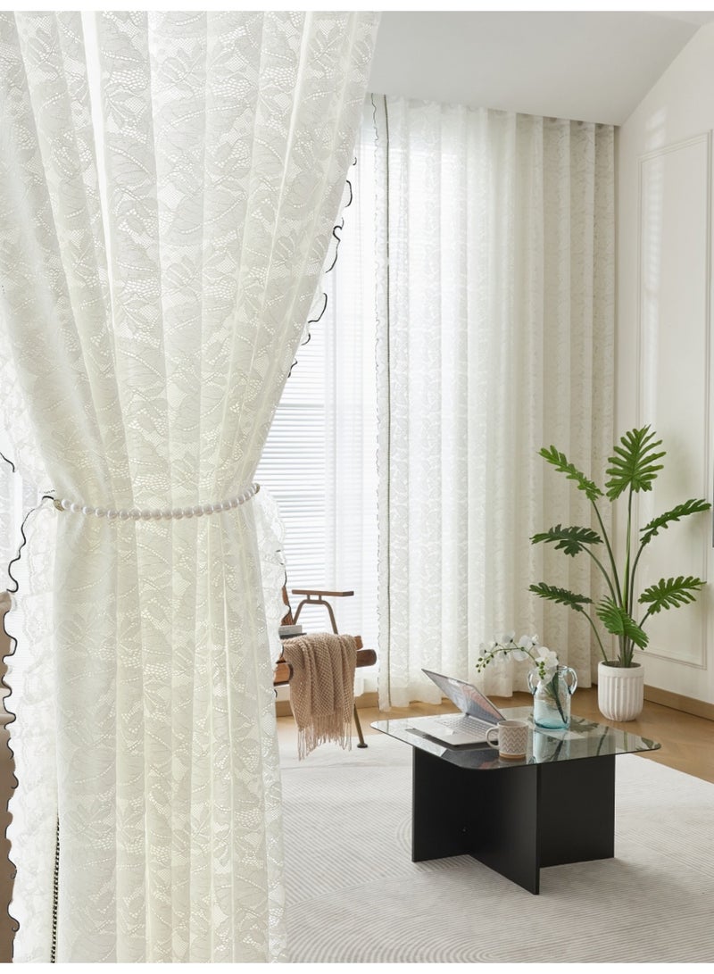 QBAID Modern Sheer Window Curtain – Available in 6 Sizes and 3 Heading Styles - Image 1