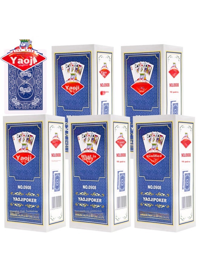 Yaoji Playing Cards 0908, Durable Cards, Texas Hold'em, Guandan Cards 50 Decks - Image 1