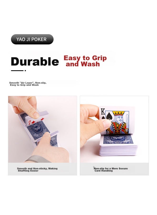 Yaoji Playing Cards 0908, Durable Cards, Texas Hold'em, Guandan Cards 50 Decks - Image 3