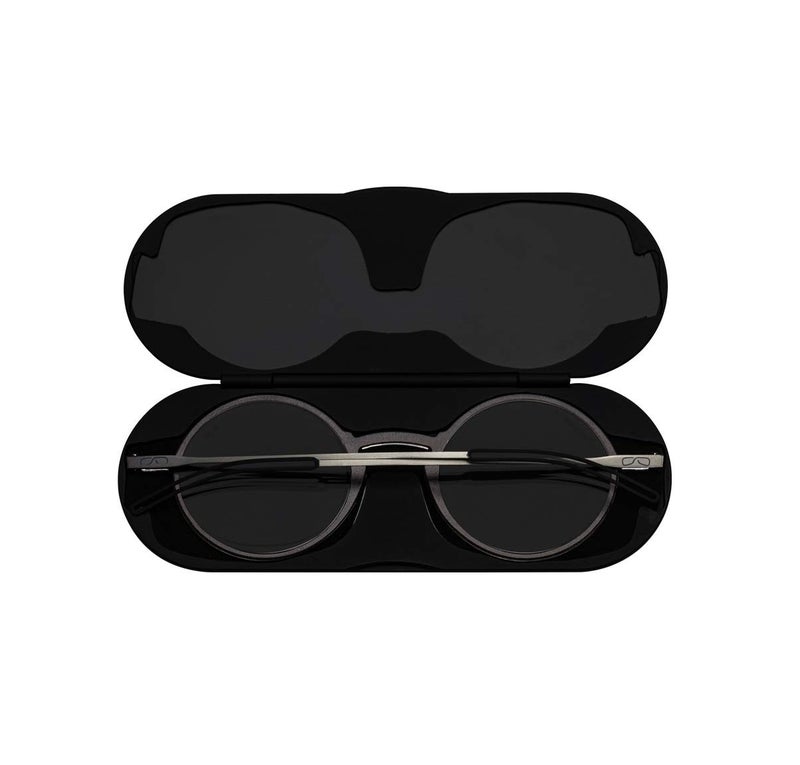 ThinOptics Unisex Adult Glasses Reading, Regular Case / Round Brown, 2.00 US - Image 2