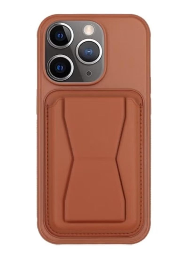 جاجيك iPhone 16 Pro Case with Card Holder & Kickstand – Magnetic PU Leather Protective Wallet Cover for iPhone 16 Pro 6.3 Inch – Shockproof Bumper Design with Stand Function, RFID Blocking, and Full Body Drop Protection – Slim Fit, Stylish Look - Image 1