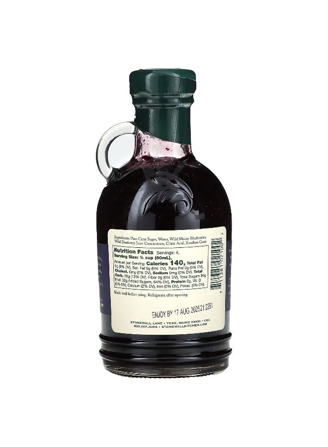 Stonewall Kitchen ستون وول كيتشن، شراب التوت البري البري من ولاية مين، 8.5 أونصة سائلة (250 مل) - Image 2