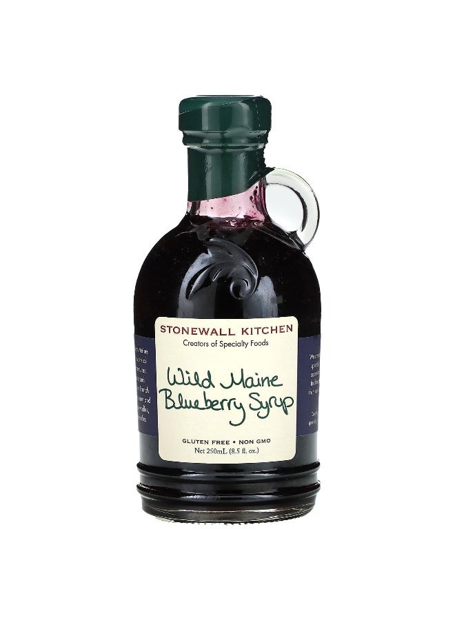Stonewall Kitchen ستون وول كيتشن، شراب التوت البري البري من ولاية مين، 8.5 أونصة سائلة (250 مل) - Image 1