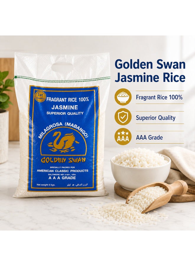 Golden Swan Jasmine Rice 5kg - 100% Fragrant Long Grain Rice - Image 5