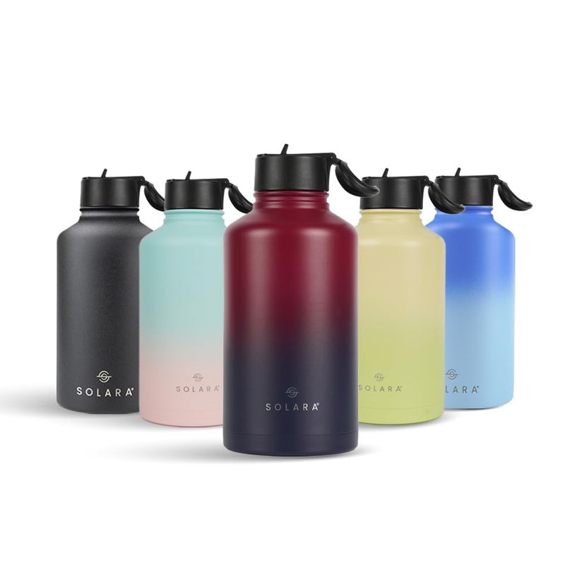 SOLARA Insulated Water Bottle 2000ml Hot Water Bottle Thermosteel Water Bottles for Travel Home Office School Gym Adults Water Bottle Hot and Cold Sipper Bottle Dark Intentions - Image 5