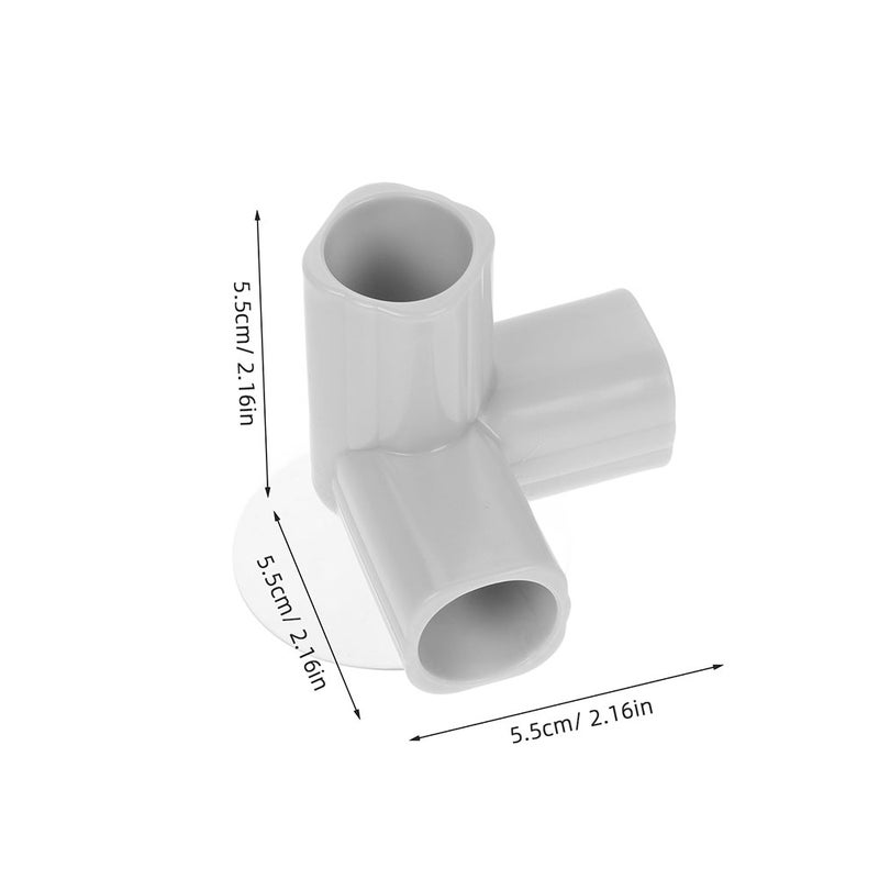 4pcs Baby Playpen Connectors For Indoor Safety Fencing Gear Tee Fitting Pipe Elbow Connectors With Cup For Secure Play Area - Image 5