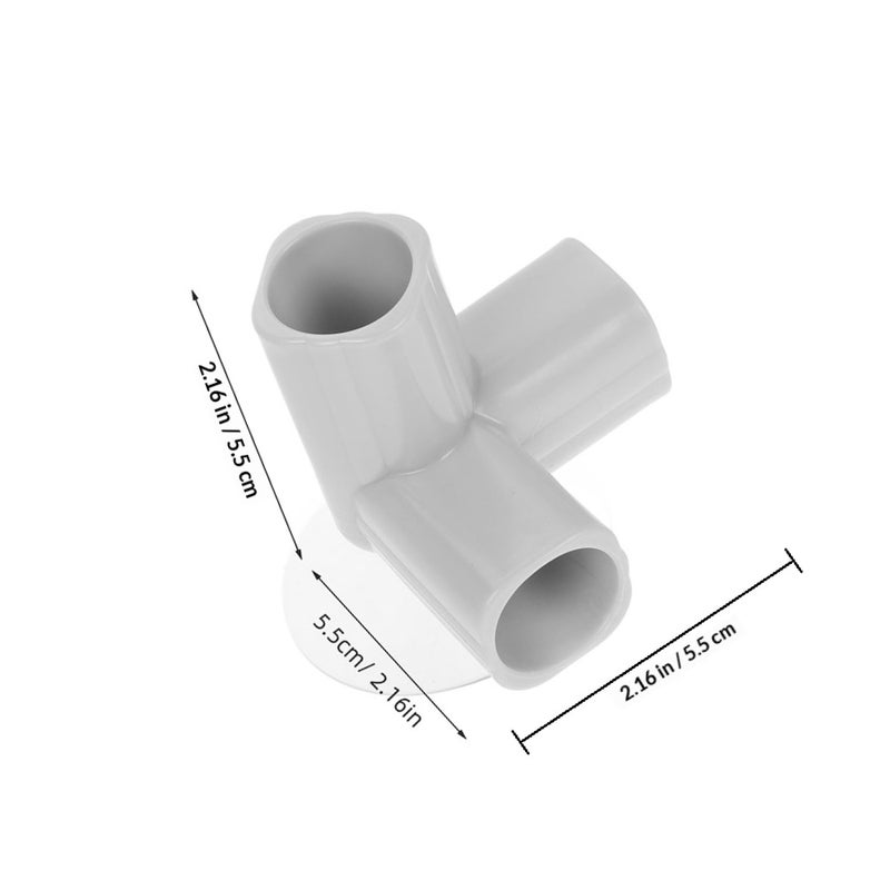4pcs Baby Playpen Connectors For Indoor Safety Fencing Gear Tee Fitting Pipe Elbow Connectors With Cup For Secure Play Area - Image 2