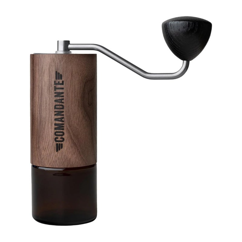 Comandante C40 MK4 Liquid Amber Manual Coffee Grinder Stainless Steel SilverBrown