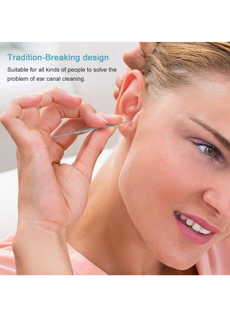 SYOSI Earwax Cleaner Tool Set, Ear Curette Cleansing, Ear Pick Removal Tool, Spiral Stainless Steel Ear Picks Kit, Ear Wax Removal, Ear Picks, Ear Curette - Image 5