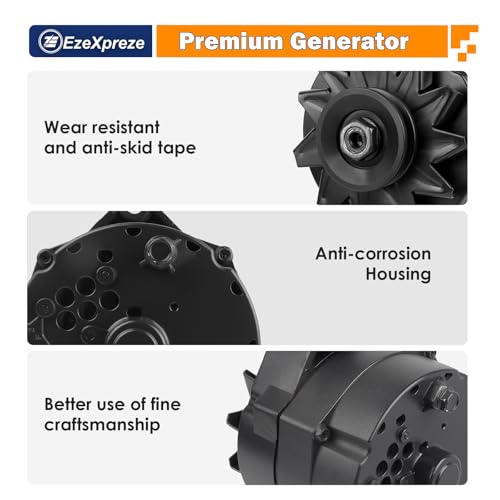 E EZEXPREZE Ezexpreze 120A Upgraded 1 Wire GM Alternator New Self Exciting High Output 10SI SBC BBC for Chevy ADR0335 334-2114 ADR0325 7127-SE105 400-12340 20-102-7 - Image 4