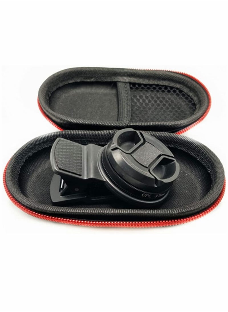 Y&D - 37mm CPL Phone Camera Lens Large Aperture Universal Portable Polarizer Clip on Cellphone Cpl Filter for Most Mobilephone Models Mobile Video External Single Reflex - Image 1