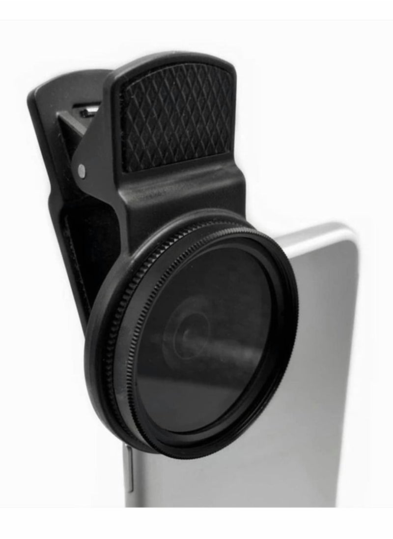 Y&D - 37mm CPL Phone Camera Lens Large Aperture Universal Portable Polarizer Clip on Cellphone Cpl Filter for Most Mobilephone Models Mobile Video External Single Reflex - Image 1