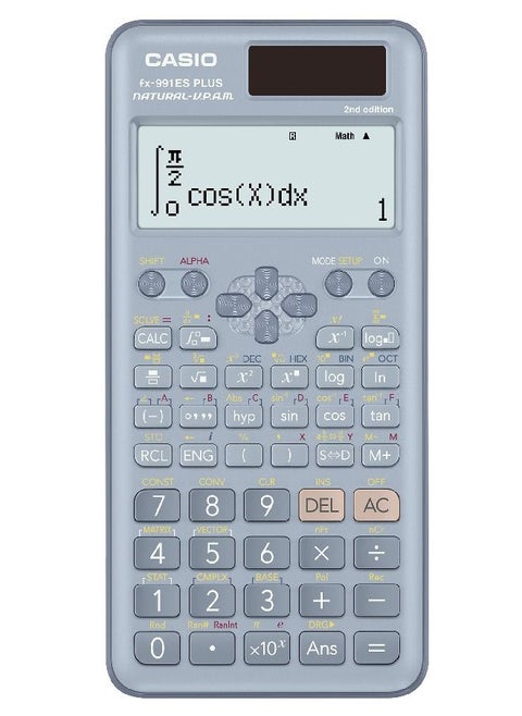 الآلة الحاسبة العلمية fx-991ES Plus الإصدار الثاني باللون الأزرق