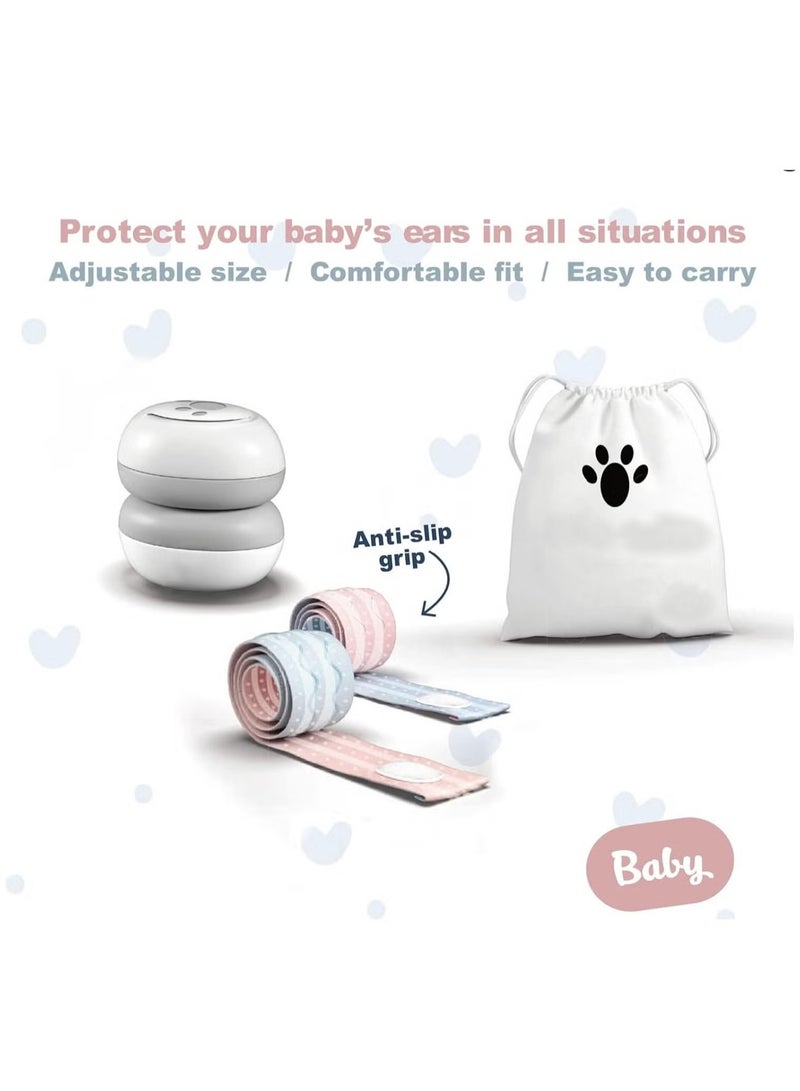 ARNOTEC Baby EarMuffs, Baby Ear Protection for Babies and Toddlers up to 36 Months, Comfortable Baby Headphones Prevent Hearing Damage & Improve Sleep - Image 4