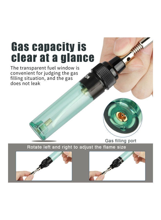 NIBEMINENT Cordless Refillable Gas Soldering Iron Pen Kit Multicolour - Image 4