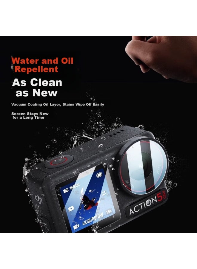 Youfes 100% Positive Feedback Tempered Glass Screen Protector Lens Film Ar Anti-reflective Film Dji Camera Accessories Film Anti-scratch Compatible With Osmo Action 5 Pro - Image 3