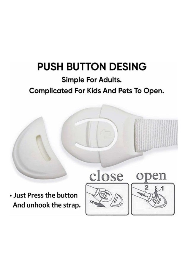 ClickFit Child Safety Cabinet Locks - Baby Proofing Latches for Drawers, Cabinets, Appliances - No Tools Needed, Strong Adhesive, Easy Install - Kids Safety Locks - Image 2