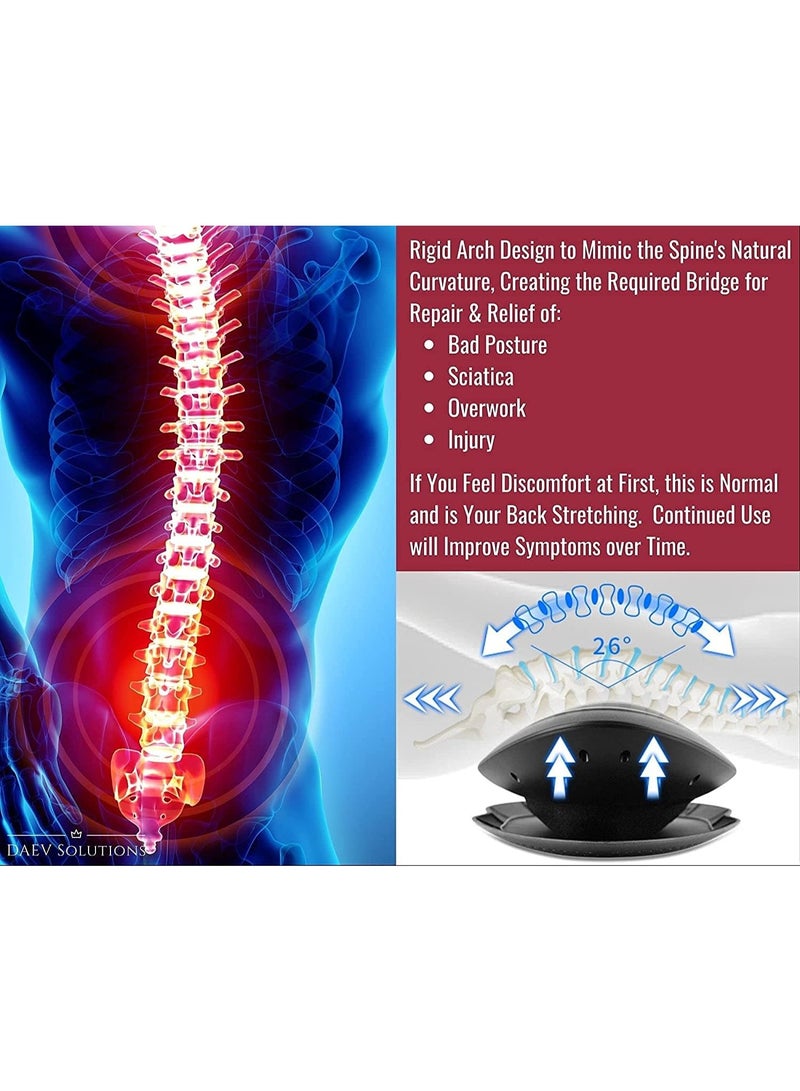 BlueFire Advanced Electric Lumbar Massager with Heat, Vibration & Air Traction | Smart Spinal Decompression & Infrared Therapy Back Stretcher for Sciatica Pain Relief, Posture Correction & Lower Back Relaxation | Ergonomic Spine Aligner with Adjustable Heat Levels, Deep Vibration Massage & Intelligent Airbag Traction | Portable Back Massager for Home, Office, Bed & Floor Use – Relieve Stiffness, Improve Mobility & Restore Comfort Naturally - Image 5