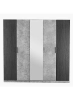 Latvia 5-Door Wardrobe with Mirror 59.6 x 216 x 226.6 cm - pzsku/Z9881A99A8D8BCB414E3BZ/45/_/1731329983/b6e84c17-393d-47d1-aaed-1937f1a84fb4