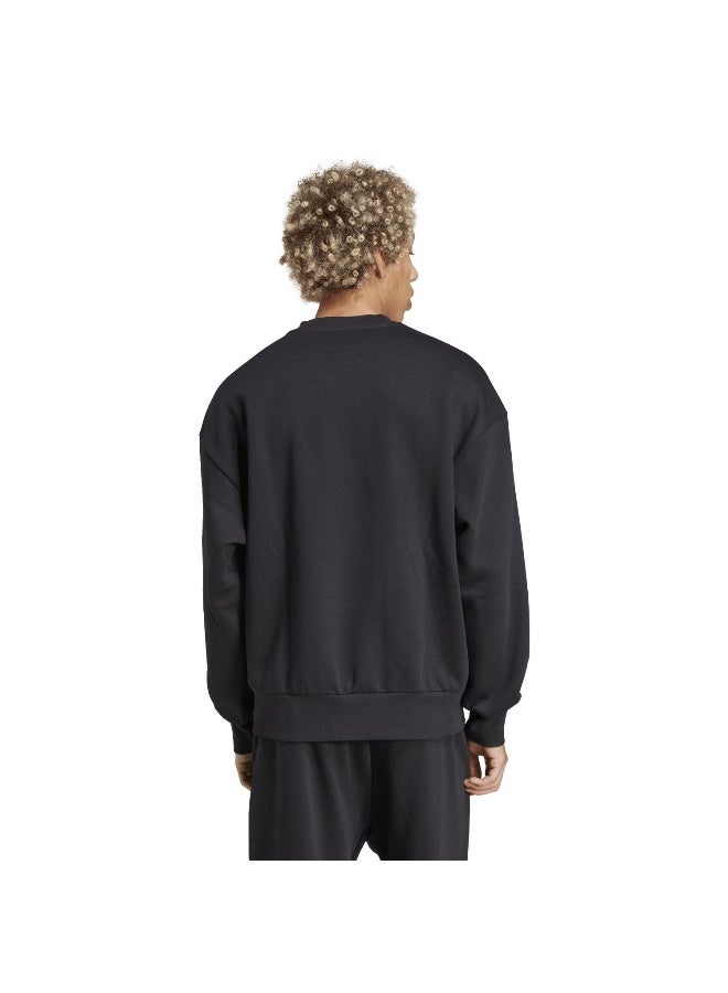 Adidas M Swt Fl Black Sweatshirt (Long Sleeve) Sweatshirts For Men - Image 3