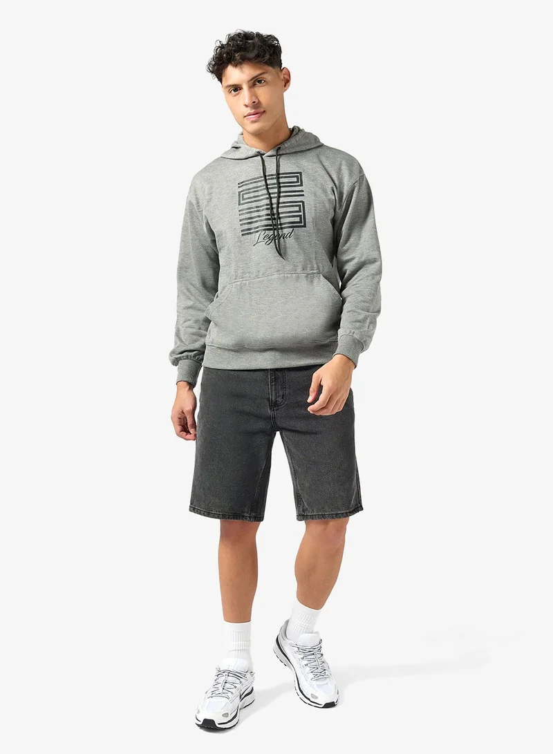 Seventy Five  Graphic Print Hoodie for Men | Best Price UAE