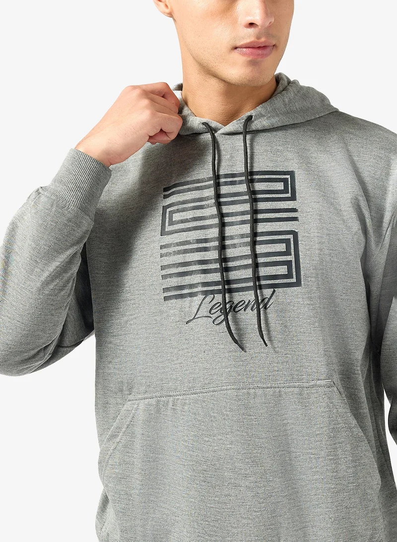 Seventy Five  Graphic Print Hoodie for Men | Best Price UAE