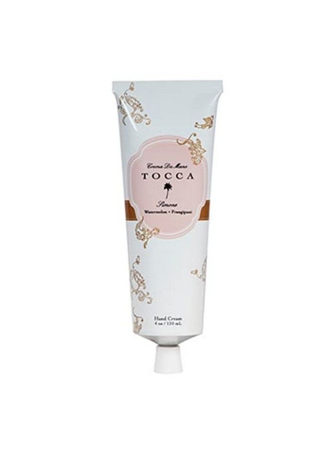 Tocca - Crema De Mano Luxe Simone: Ylang Ylang Watermelon Frangipani Moisturizing Quick Absorbing Hand Cream 4 Oz ; 120 Ml - Image 1
