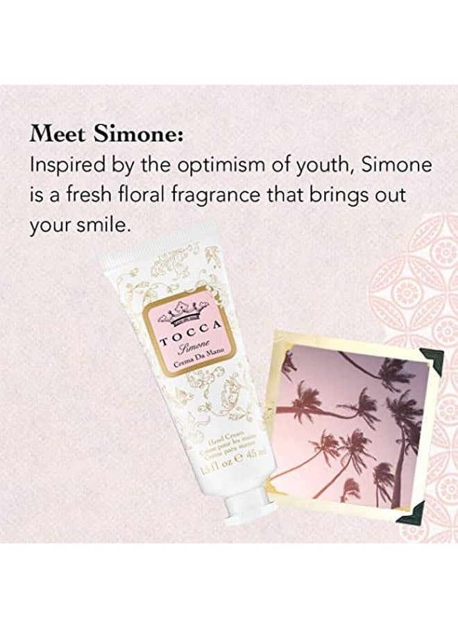 Tocca - Crema De Mano Luxe Simone: Ylang Ylang Watermelon Frangipani Moisturizing Quick Absorbing Hand Cream 4 Oz ; 120 Ml - Image 1
