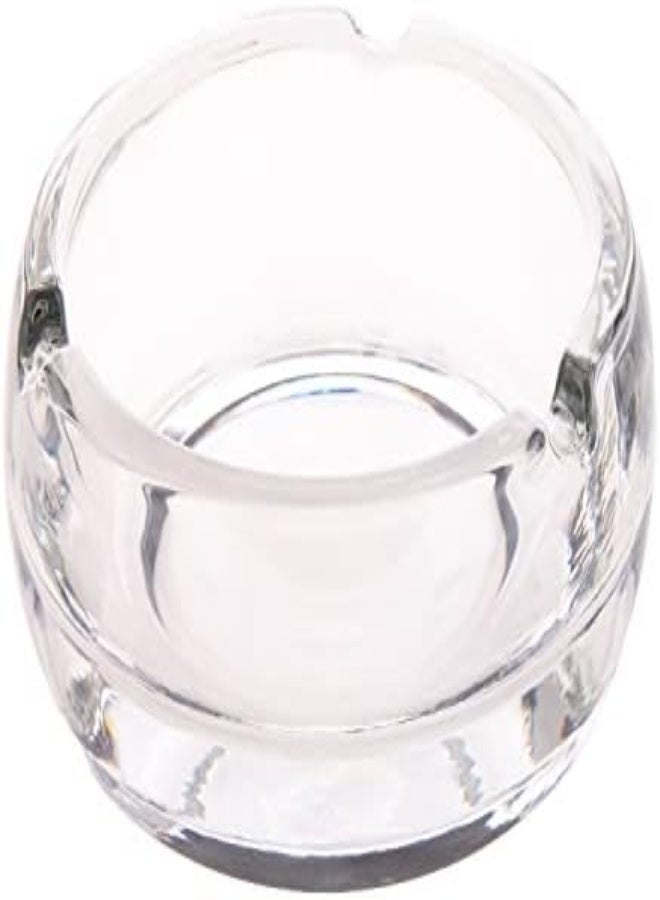 Akdc Delisoga Glass Ashtray L(12Cm) Xw(12Cm) Xh(5Cm) White