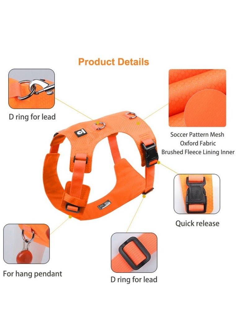 Generic Lightweight Dog Harness and Leash Set, Air type for Medium to Large Dogs,Breathable, 1.5m Reflective Nylon Leash with Soft Handle - Image 3