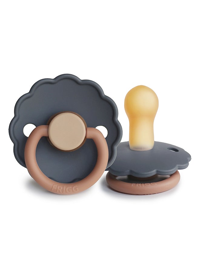 FRIGG Daisy Silicone Baby Pacifier 6-18M 1-Pack Aurora - Size 2 - Image 2