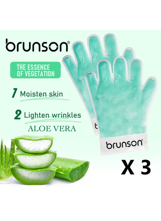 brunson 2 Pieces Nourishing Paraffin Wax Gloves - Disposable Hand Paraffin Gloves Spa Treatment - Deep Hydration And Softness - Moisturizing Manicure Gloves Wax  - Image 2