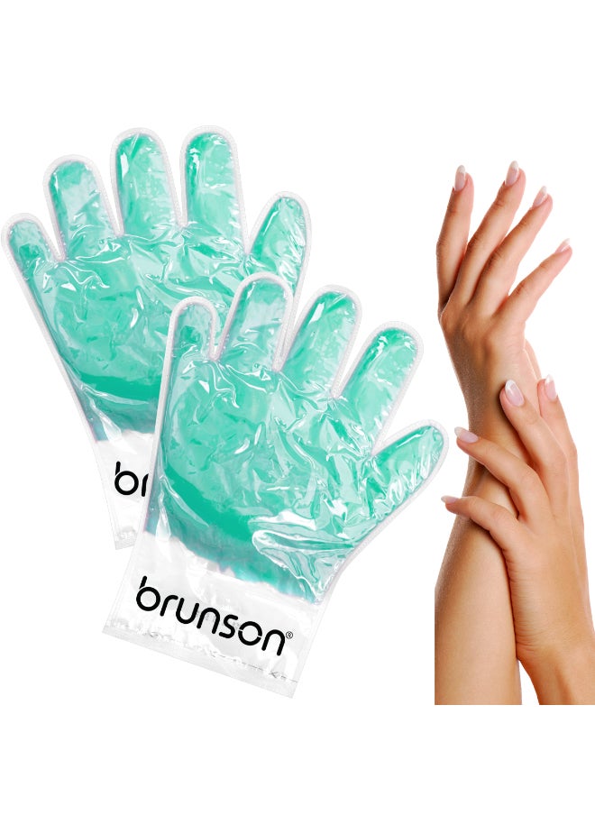 brunson 2 Pieces Nourishing Paraffin Wax Gloves - Disposable Hand Paraffin Gloves Spa Treatment - Deep Hydration And Softness - Moisturizing Manicure Gloves Wax  - Image 3