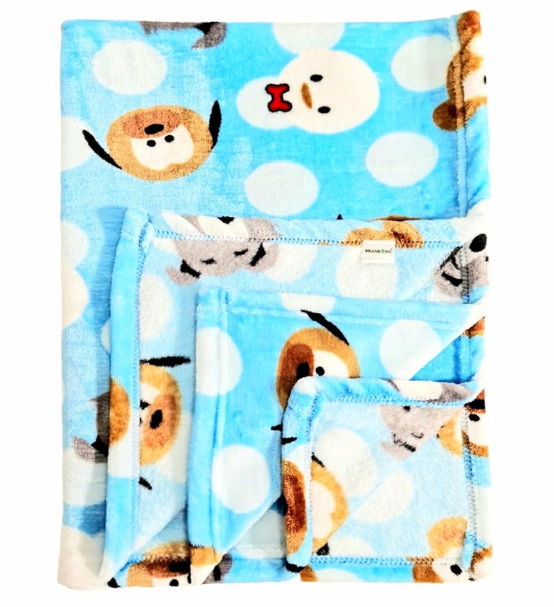 BRANDONN Baby Blankets Newborn Hooded Soft Wrapper Cum Towel for Baby Boys and Baby Girls Pack of 1 - Image 1