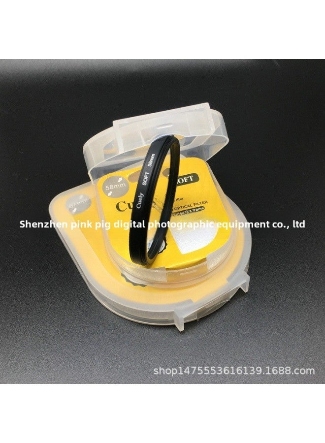 Cuely Soft Light Mirror Hazy Mirror 40.5mm/49mm/52mm/55mm Soft Light Mirror Hazy Mirror Soft Focus Mirror-Color:55mm  - Image 2