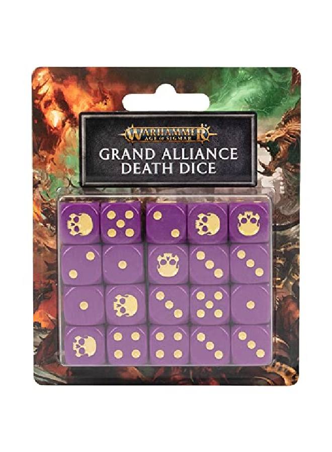 Games Workshop Age Of Sigmar Grand Alliance Death Dice Set - Image 2