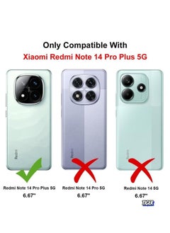 TIGER Xiaomi Redmi Note 14 Pro Plus 5G Case Cover – Soft TPU Premium Liquid Silicone, Lightweight Shock-Absorbent Protective Case with Camera Protection, Durable & Comfortable Grip for Redmi Note 14 Pro Plus 5G  - Image 2