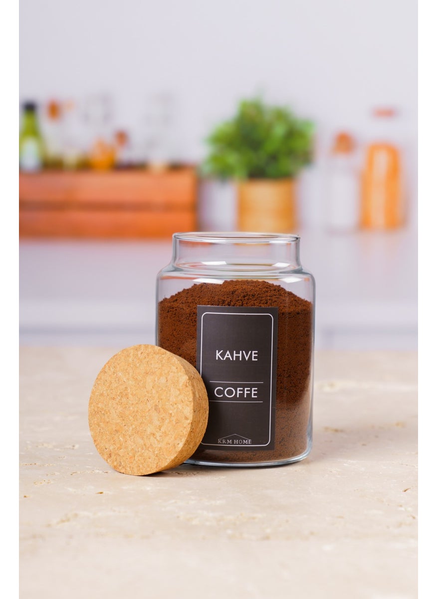 Labeled 6-Piece 800 ml Glass Food Jar Cork Lid Storage Container, Glass Food Jar Labeled - pzsku/Z98829BFF808637662B35Z/45/_/1735474050/8a74b52c-193d-45ef-a115-94f3e7988af4