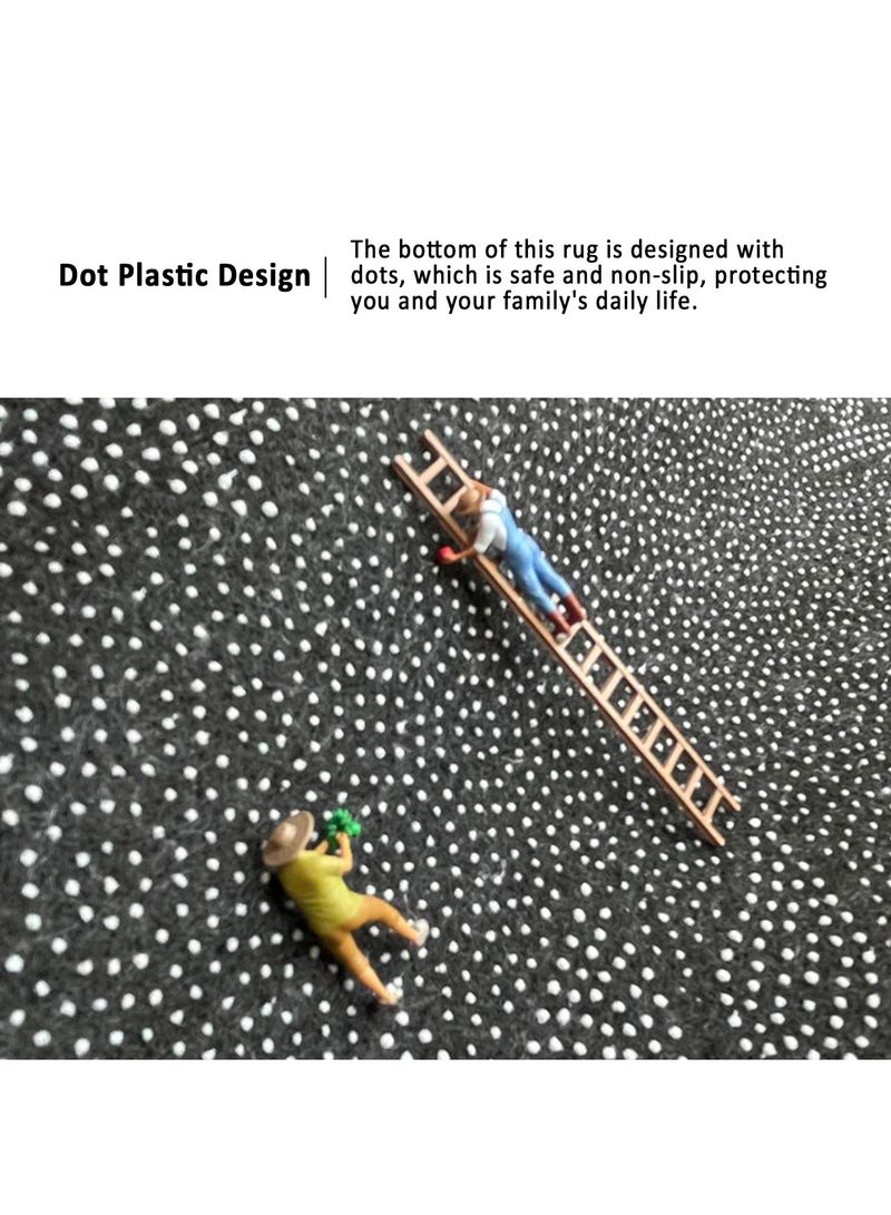 Sharpdo Modern Area Rugs Simple Short Pile Carpet Living Room Bedroom Rug Anti Slip Floor Carpet Home Decor Polyester Beige Rectangle 200*300CM - Image 5