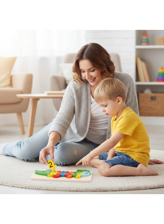 Y&D Wooden Children's Shape Cognitive Matching Three-dimensional Puzzle Building Blocks - Image 2