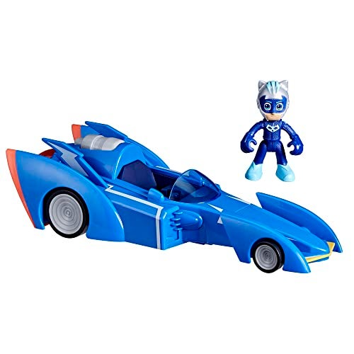 PJMASKS PJ Masks Power Heroes Cat Racer Toy Car with Lights and Sounds Preschool Toys for Boys and Girls 3 Years and Up - Image 1